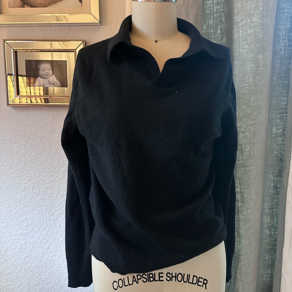 Banana Republic Black Wool Sweater